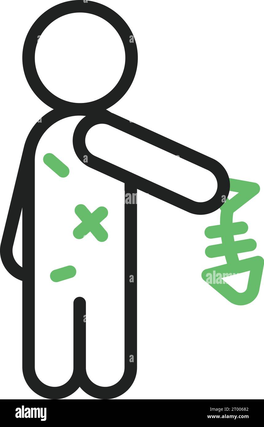 Starvation icon vector image. Suitable for mobile application web application and print media. Stock Vector