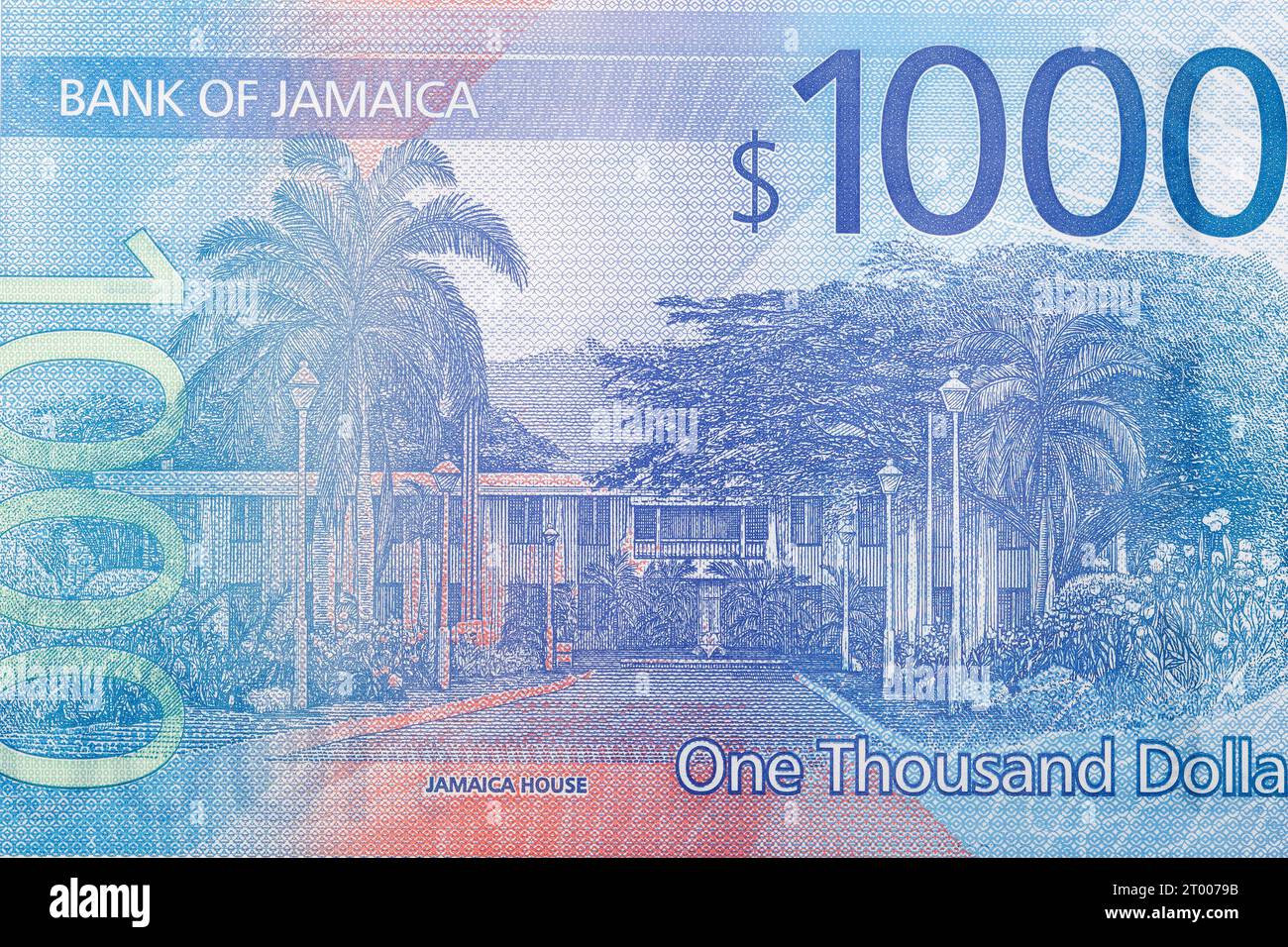 Jamaica House from money Jamaican dollars Stock Photo Alamy