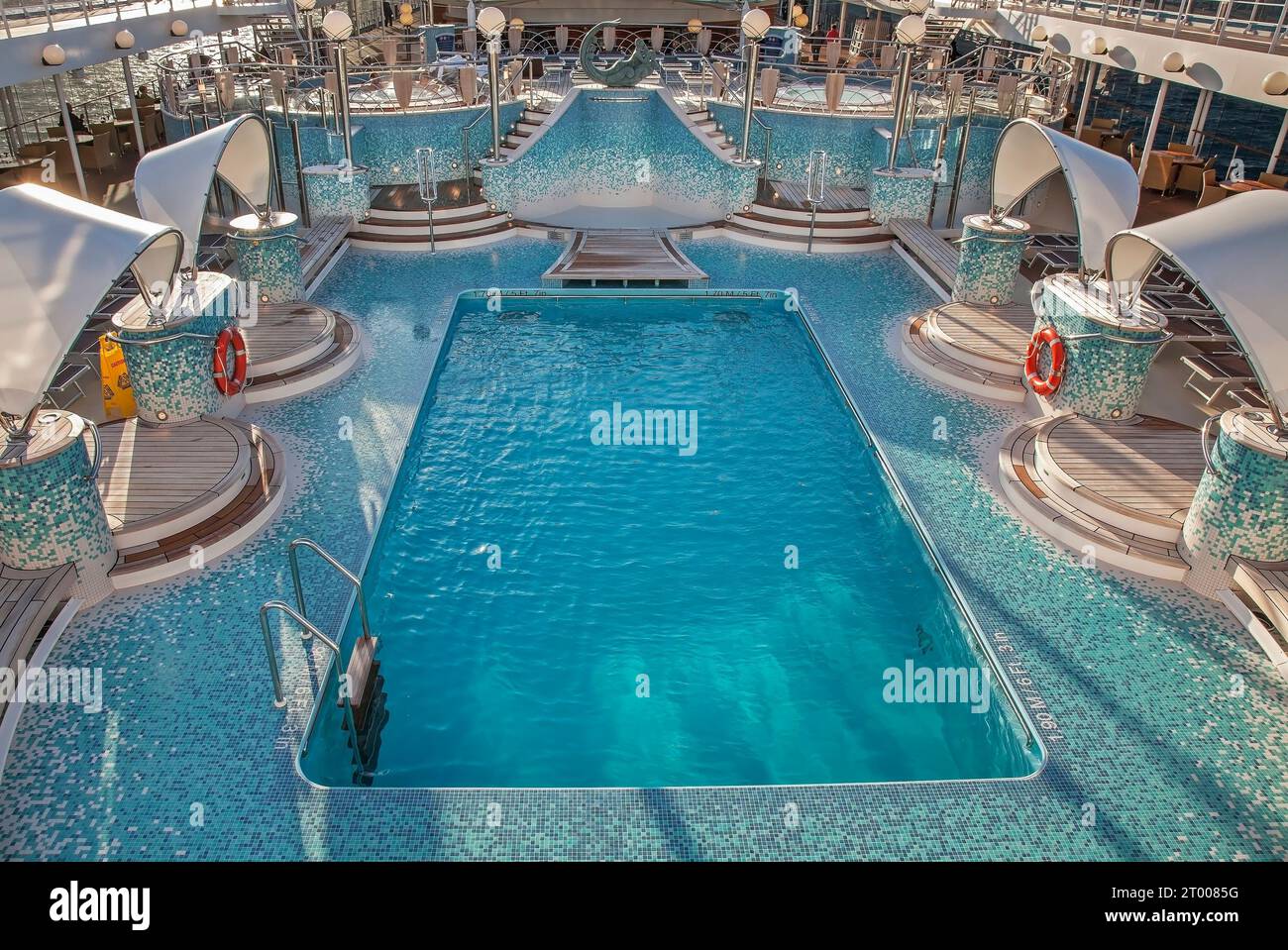 View of cruise ship MSC Poesia Stock Photo - Alamy