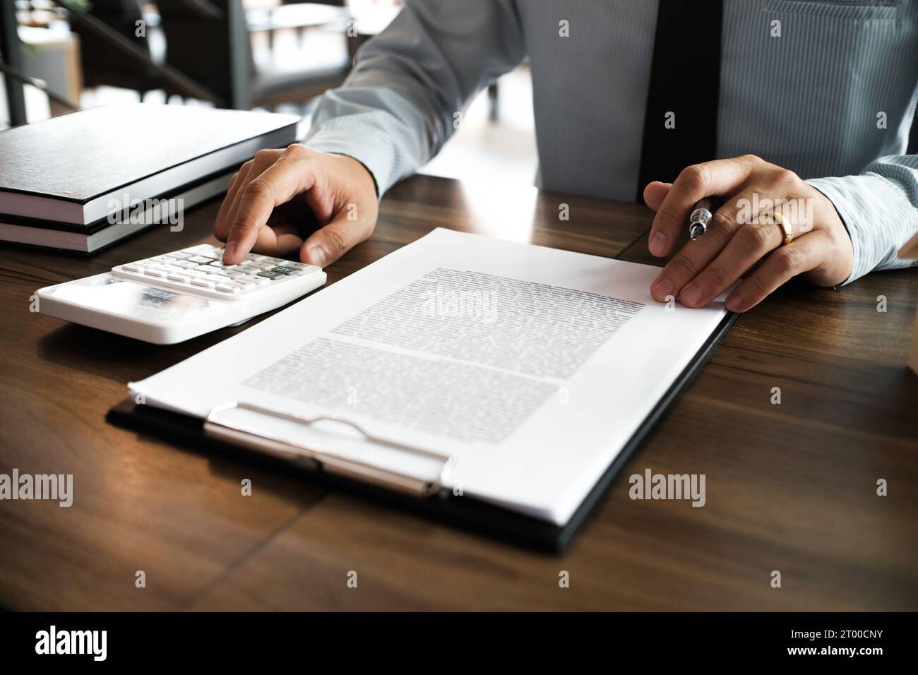 Real estate auction bid property sale judgment with Gavel wooden Stock