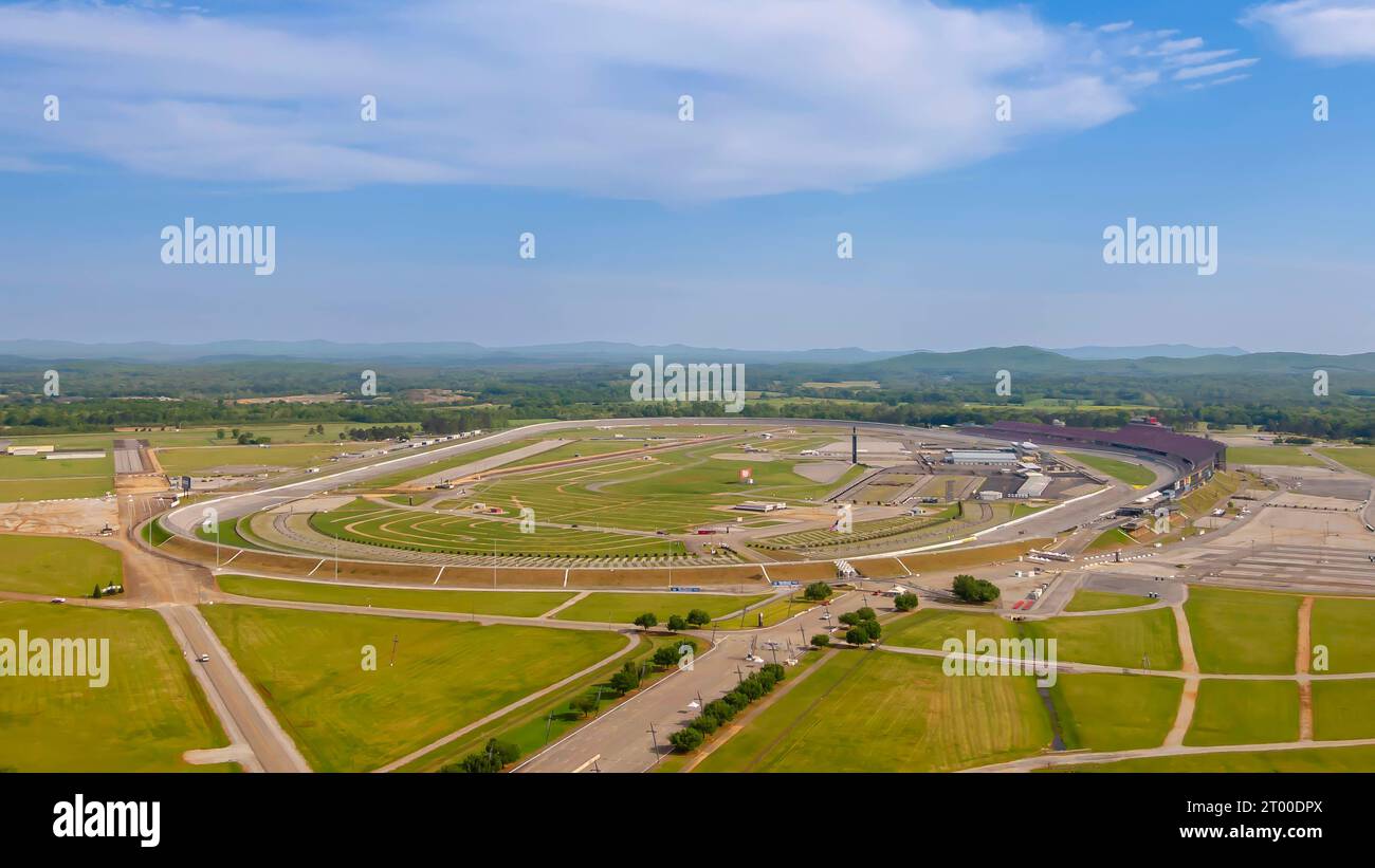 Aerial View Of NASCAR's Talladega Super Speedway Stock Photo - Alamy