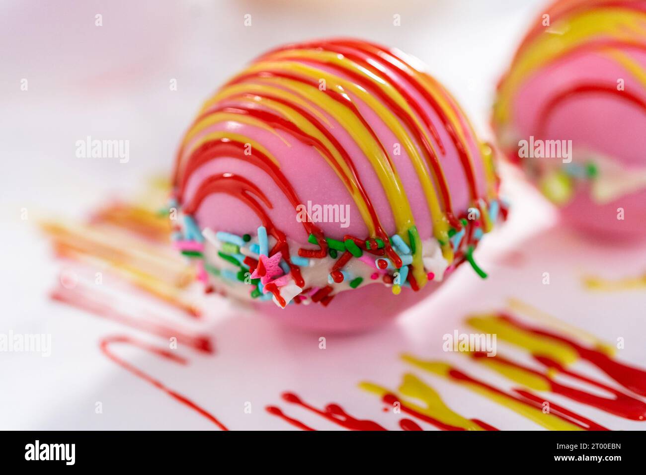 Hot chocolate bombs Stock Photo