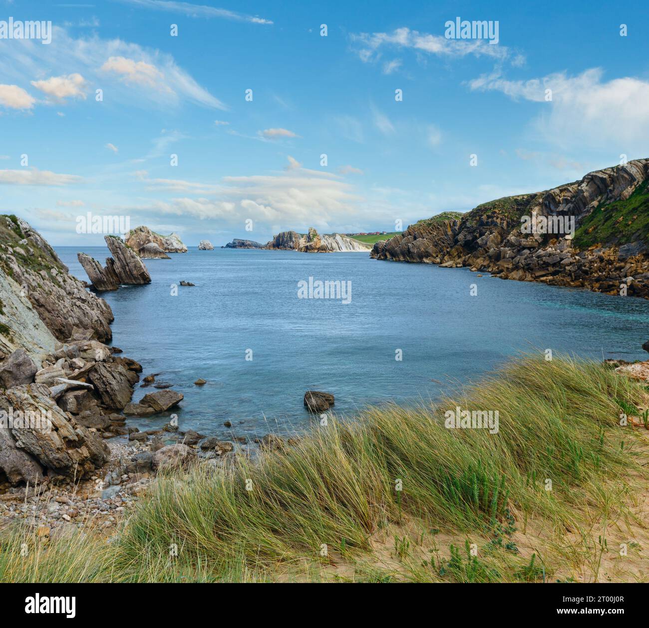Ocean coastline landscape. Stock Photo