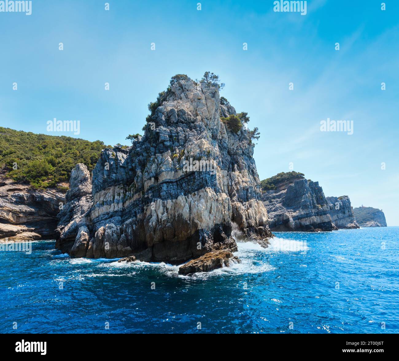 Palmaria island, La Spezia, Italy Stock Photo
