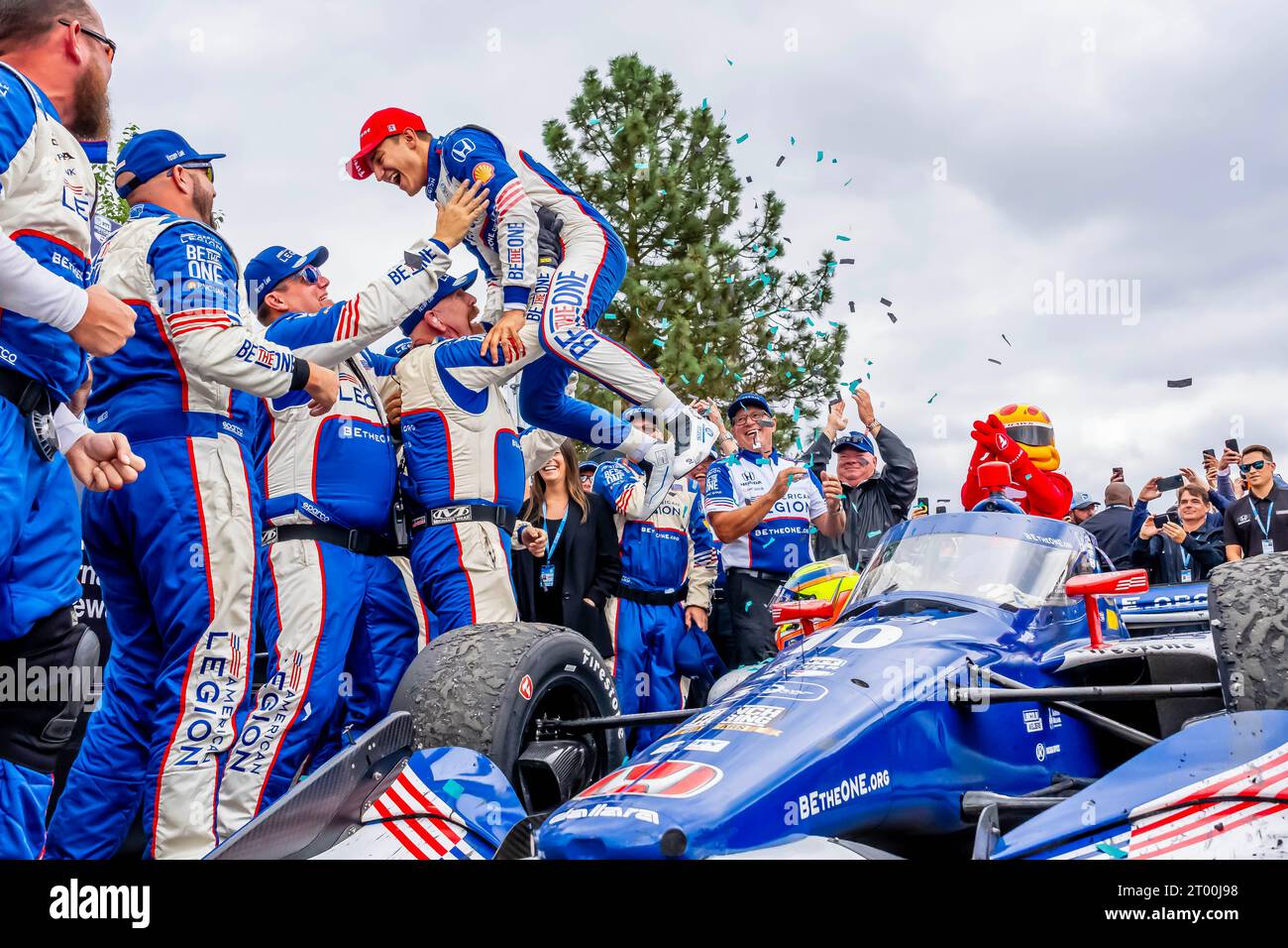 INDYCAR Series 2023: Bitnile.com Grand Prix of Portland Chip Ganassi Racing Honda Stock Photo