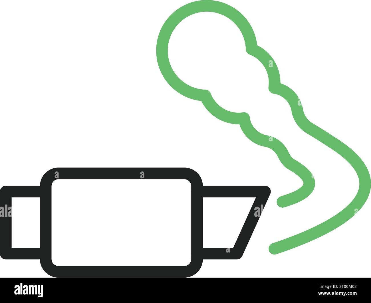 Exhaust Pipe icon vector image Stock Vector Image & Art Alamy