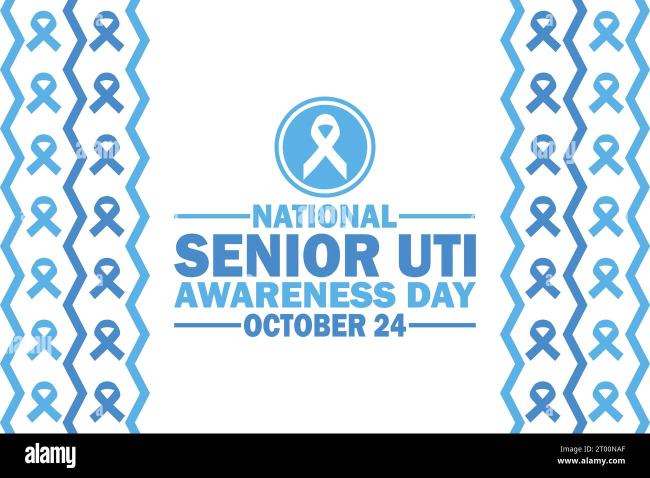 National Senior UTI Awareness Day Vector illustration. October 24