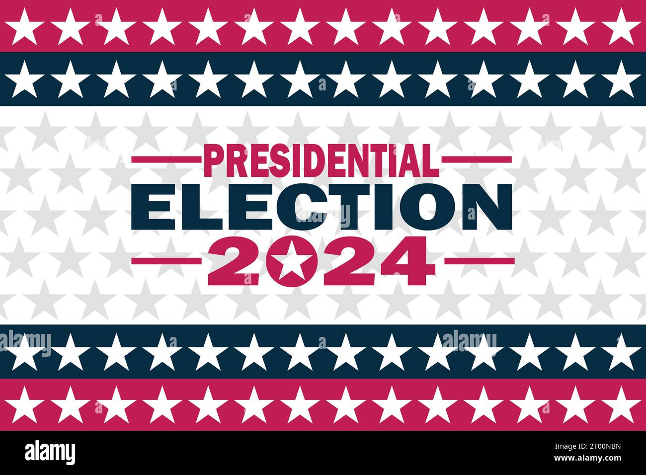 Presidential Election 2024 Vector illustration. Politics and voting Presidential Election 2024 Vector illustration. Politics and voting