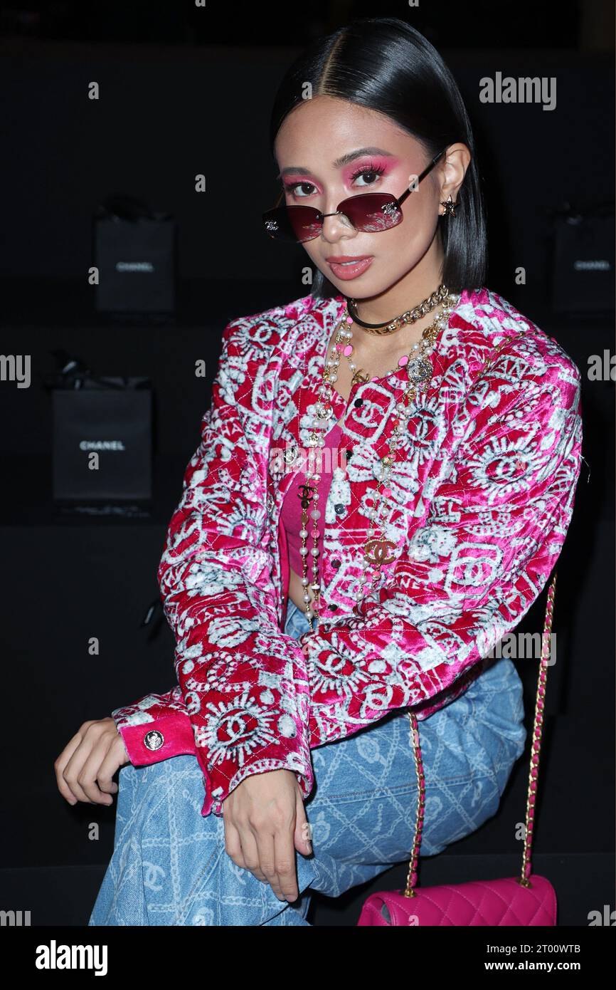 Paris, France. 03rd Oct, 2023. Niki attends the Chanel Ready to Wear Spring/Summer  2024 fashion show as part of the Paris Fashion Week on October 3, 2023 in  Paris, France. Photo by