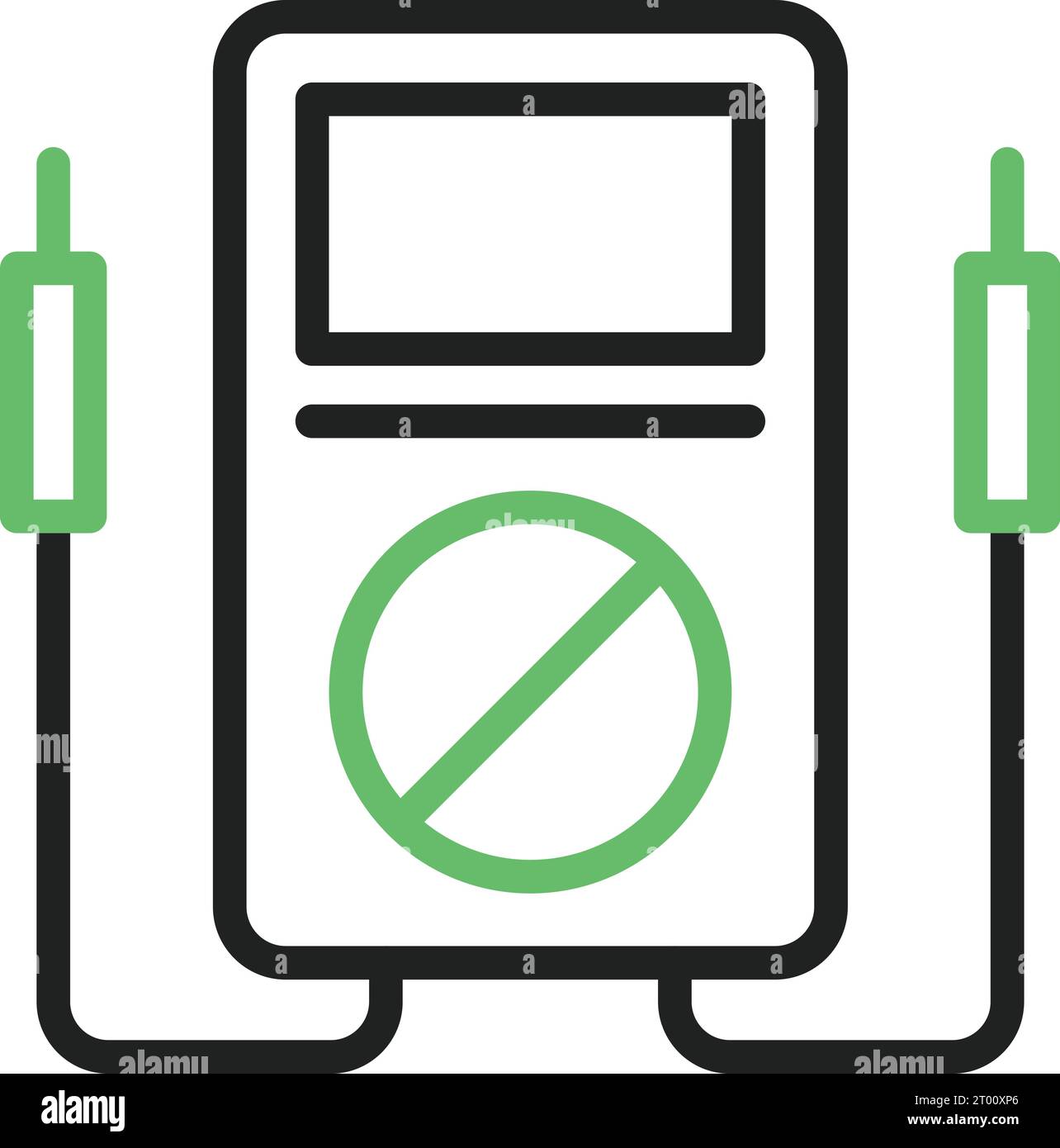 Voltmeter icon vector image. Stock Vector