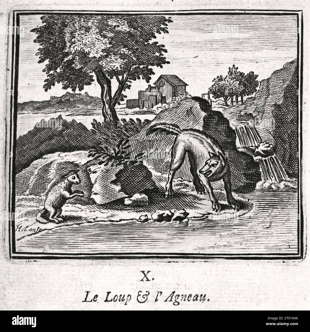 Le Loup et l'Agneau (The Wolf and the Lamb) The Fables of La Fontaine, illustrated by François