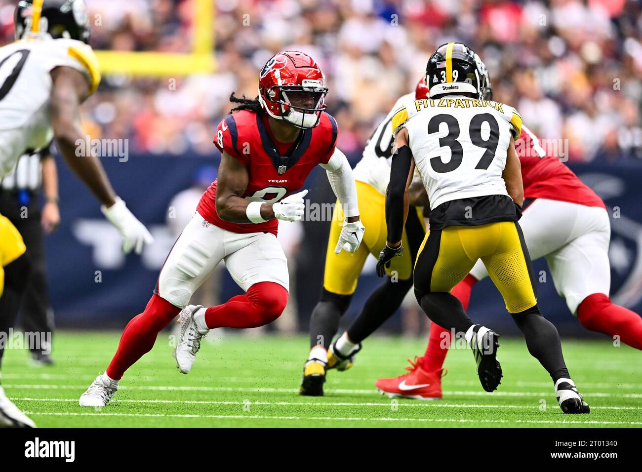 Houston Texans wide receiver John Metchie's first preseason catch