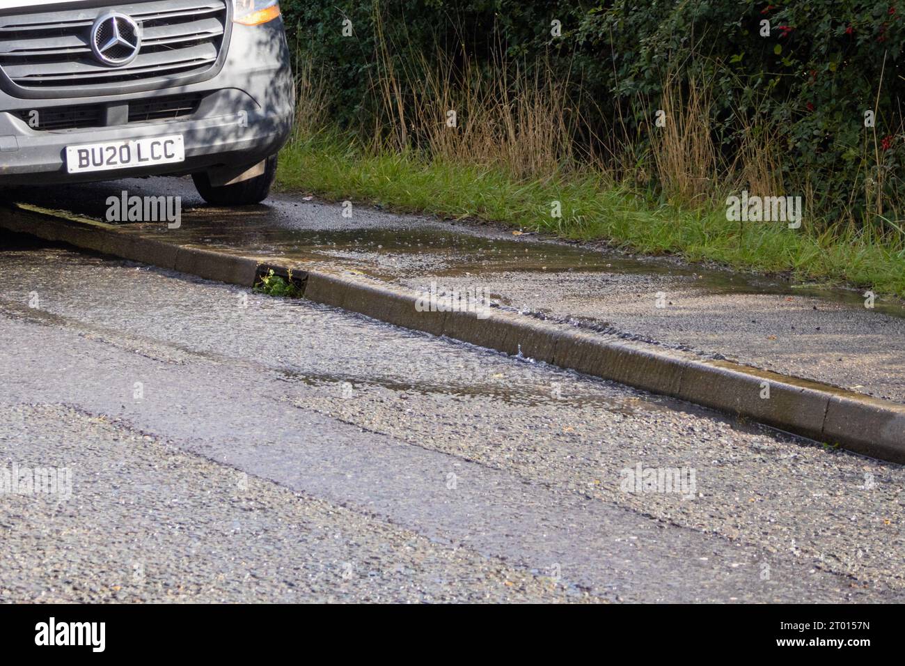 Ashford, Kent, UK. 3rd Oct, 2023. Residents in the Kingsnorth district
