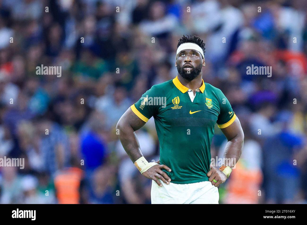 Siya Kolisi #6 of South Africa during the Rugby World Cup match between ...