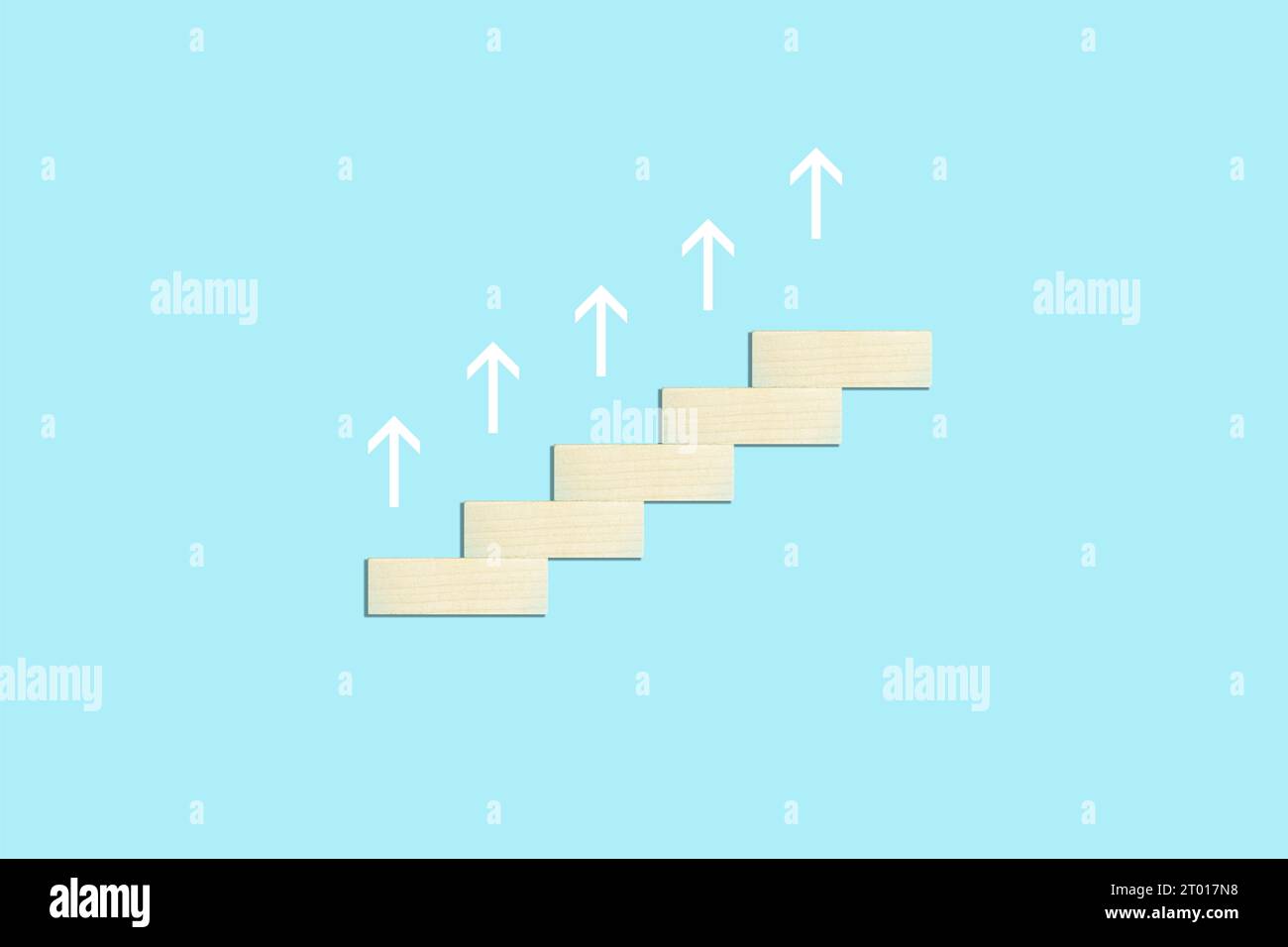 Ladder of growth. Stages of development, rise and profit. Business ...