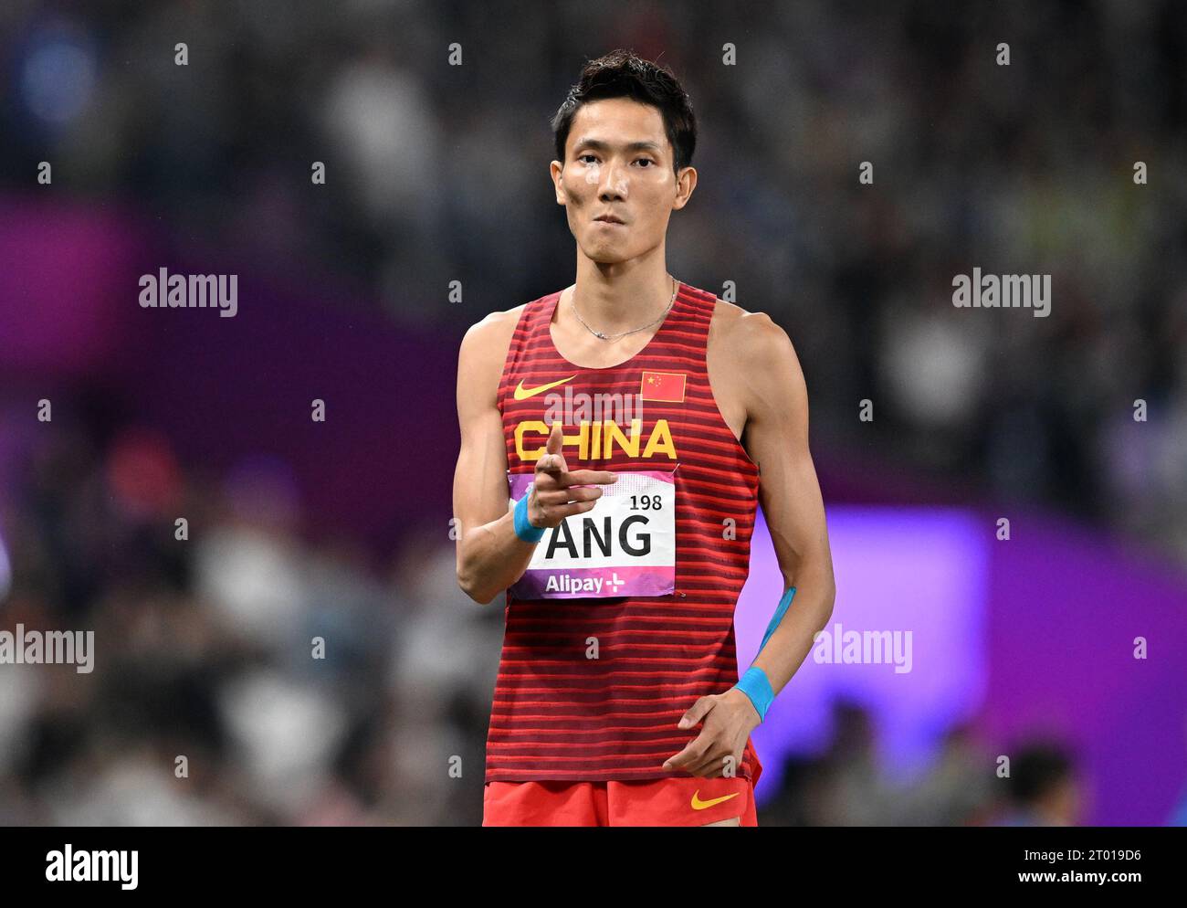 Hangzhou, China's Zhejiang Province. 3rd Oct, 2023. Fang Yaoqing of