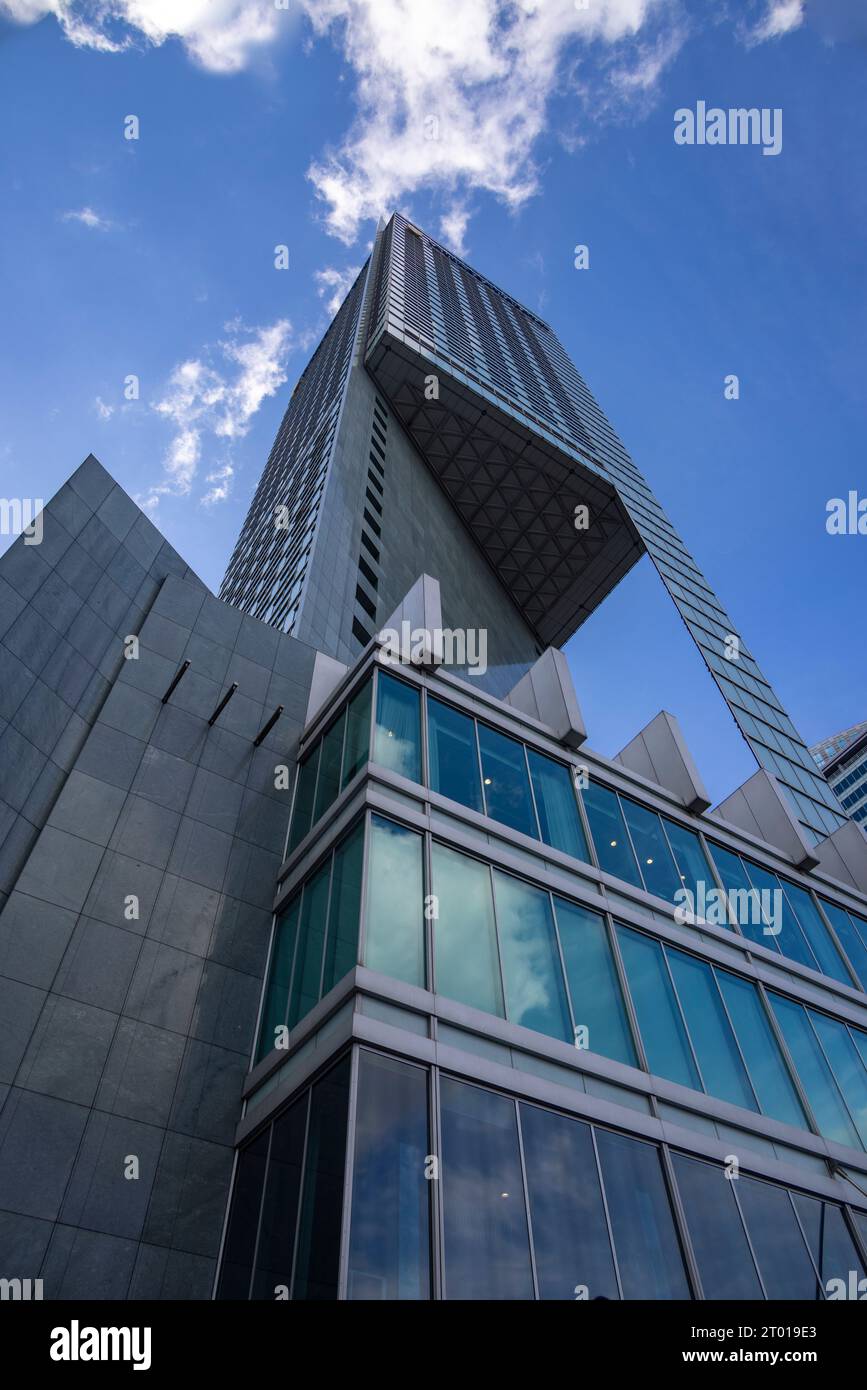 exterior, luxury hotel InterContinental Warsaw, Poland Stock Photo