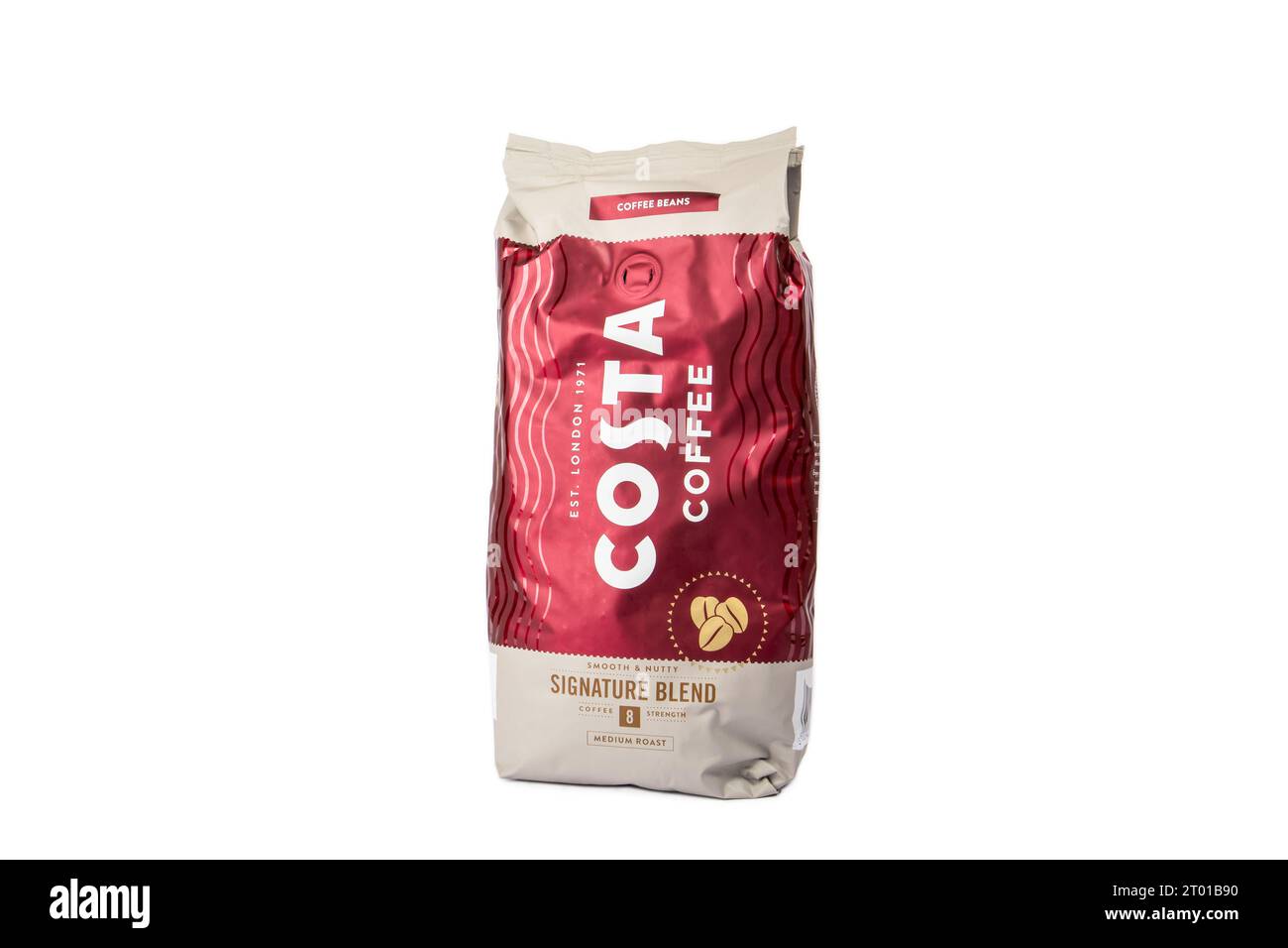 Sigulda, Latvia October 1, 2023 Costa Coffee is a British
