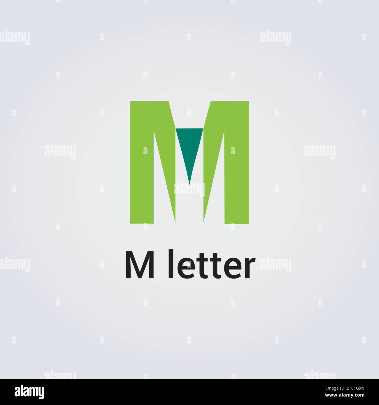 M Letter Icon Design Single Isolated Logo Design Brand Corporate Identity Various Colors Editable Template Vector Monogram Emblem Illustration Brand Stock Vector