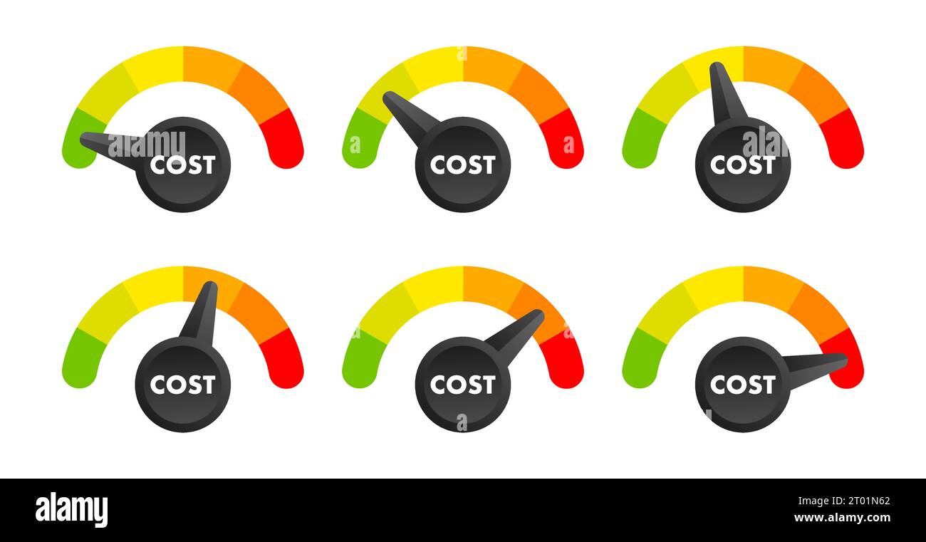 Cost reduction Level Meter, measuring scale. Cost reduction Level