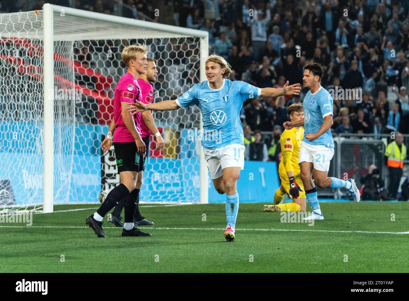 Malmoe Sweden 02nd Oct 2023 Sebastian Nanasi 11 Of Malmoe Ff Seen During The Allsvenskan 