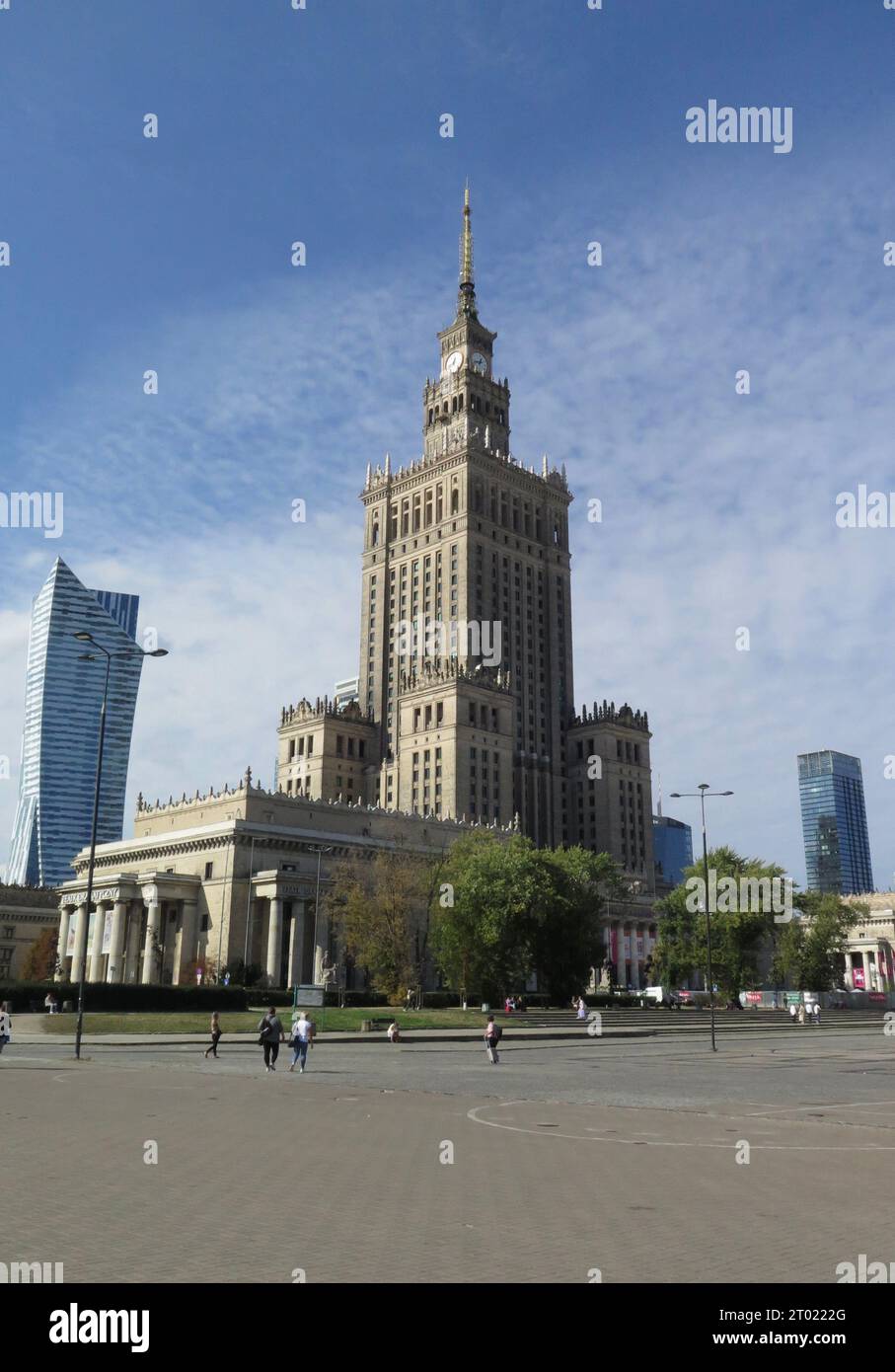 POLAND: Warsaw / Palace of Culture and Science Stock Photo