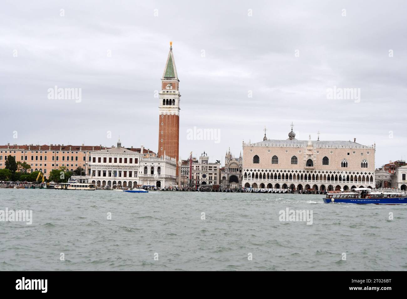 VENICE, ITALY - AUGUST 30- Piazza San Marco Location of Venice during the Film Festival  the 80th Venice International Film Festival Stock Photo