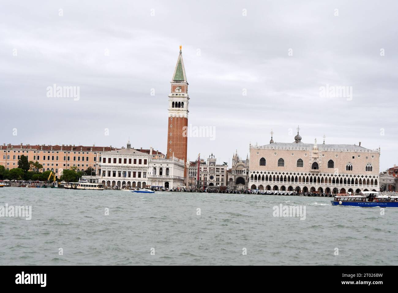 VENICE, ITALY - AUGUST 30- Piazza San Marco Location of Venice during the Film Festival  the 80th Venice International Film Festival Stock Photo