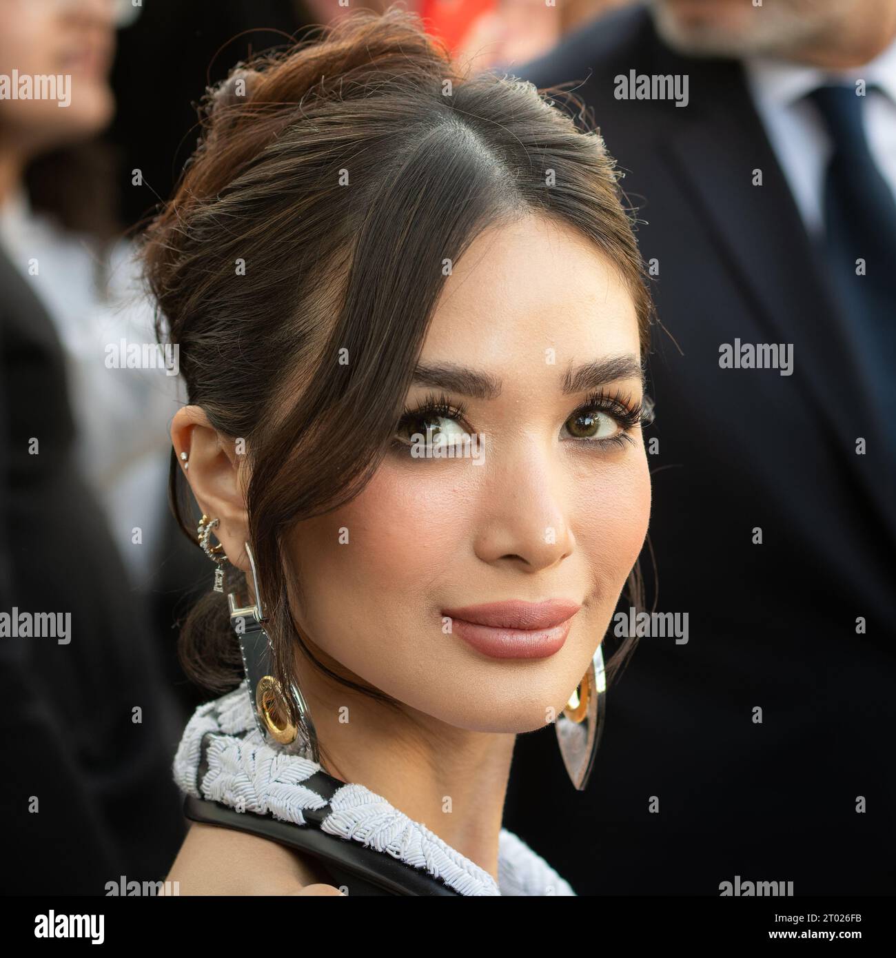 Heart Evangelista as a guest at the Louis Vuitton womenswear Spring