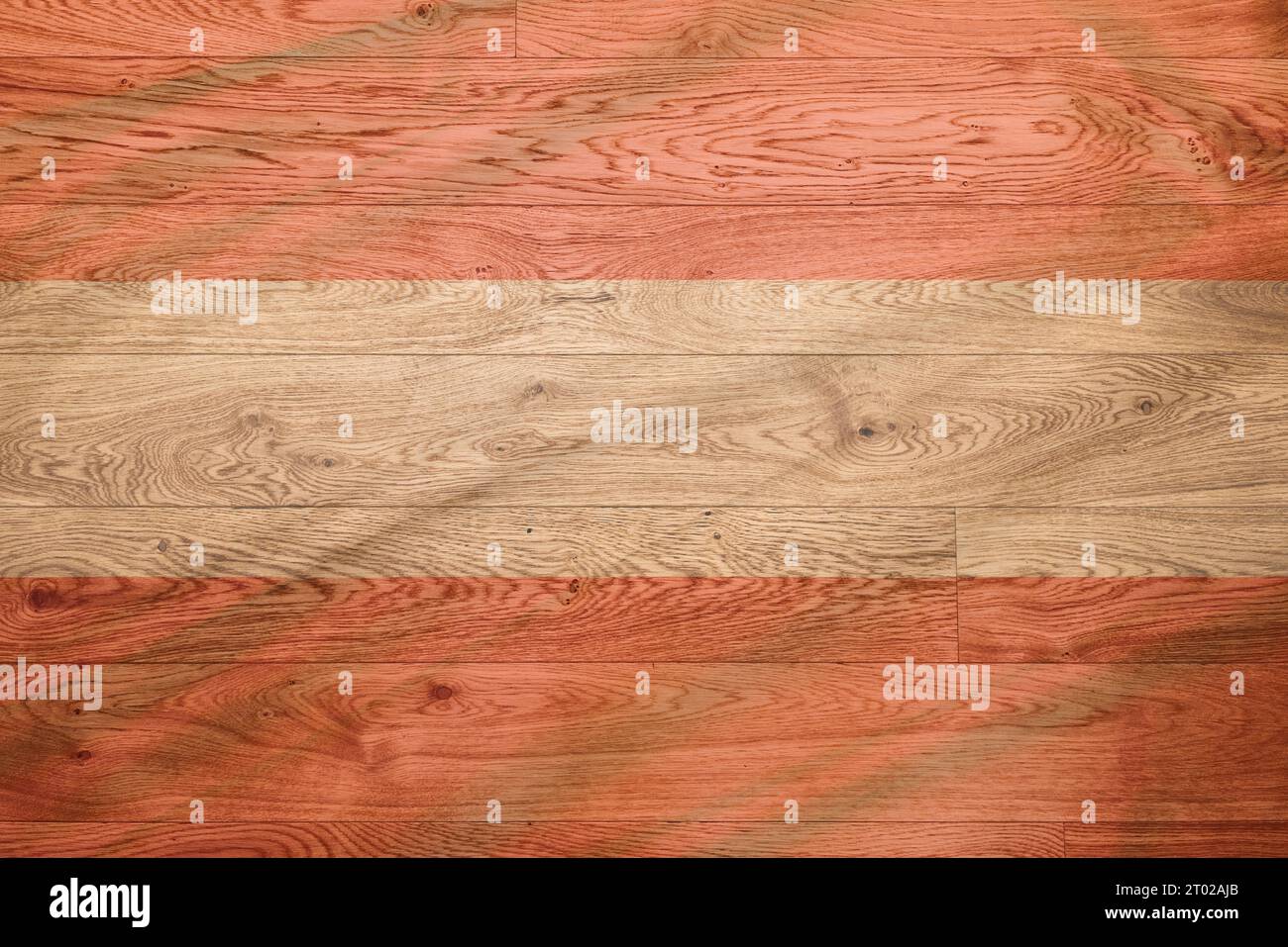 Austria Flag painted on old wood plank background Stock Photo - Alamy
