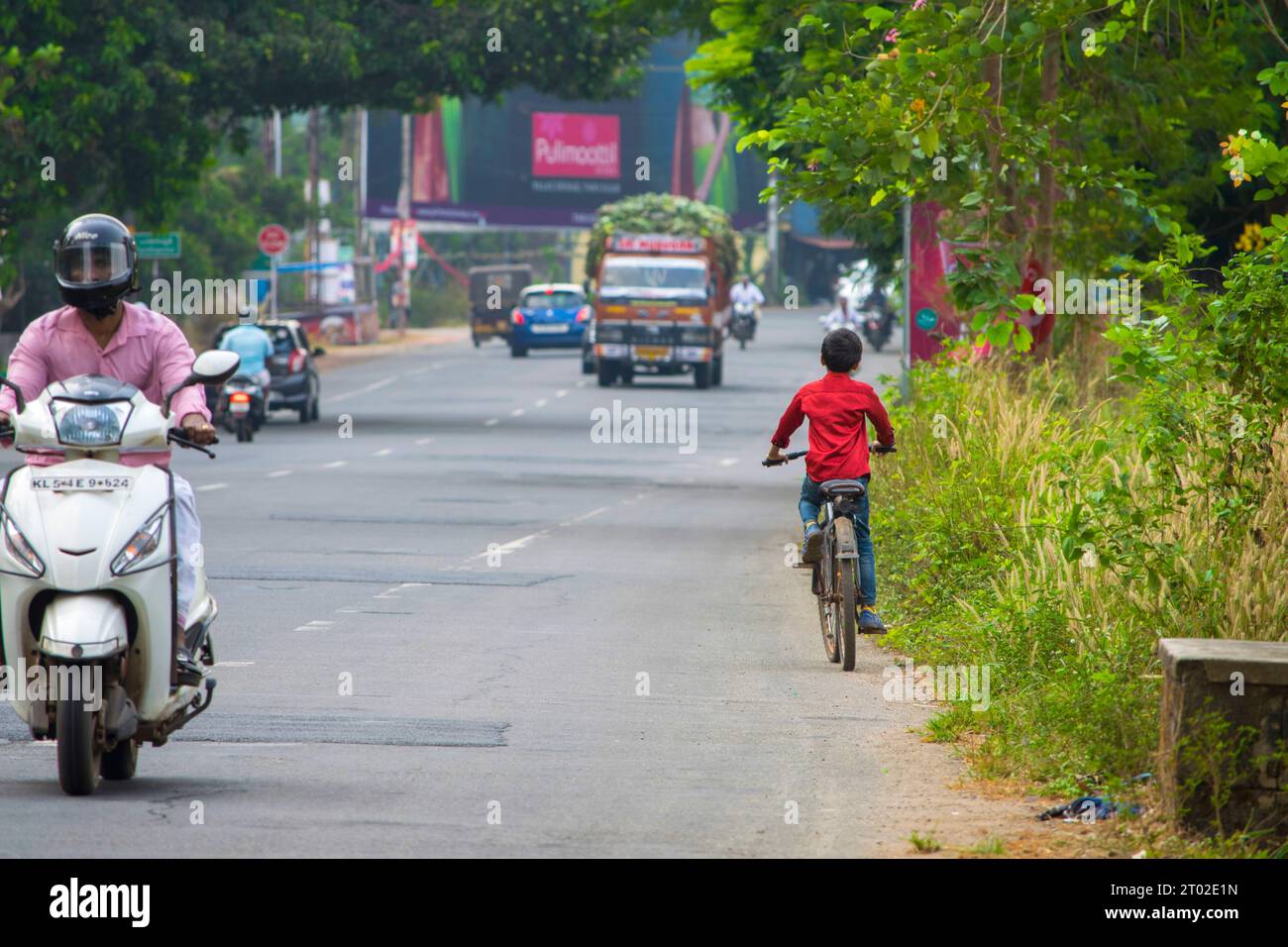 Kerala roads and traffic symbols Stock Photo Alamy