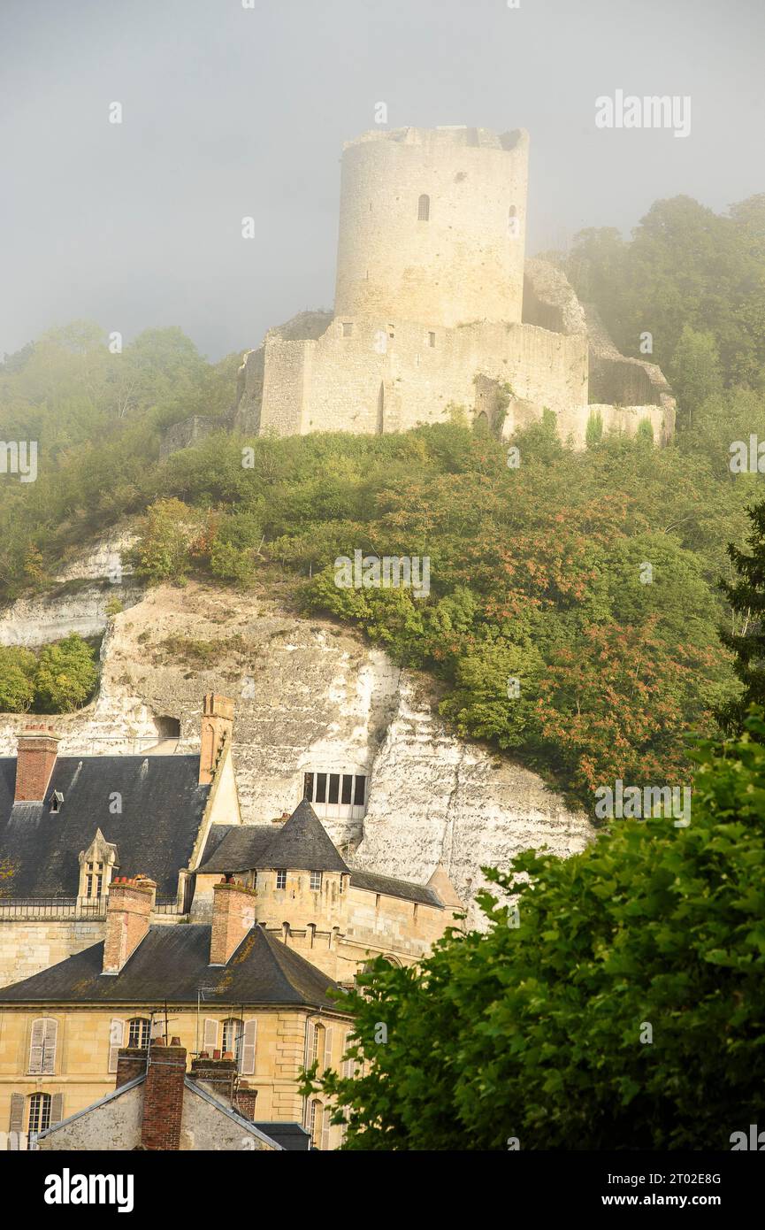 La Roche-Guyon in the Regional Natural Parc of the Vexin with its ...
