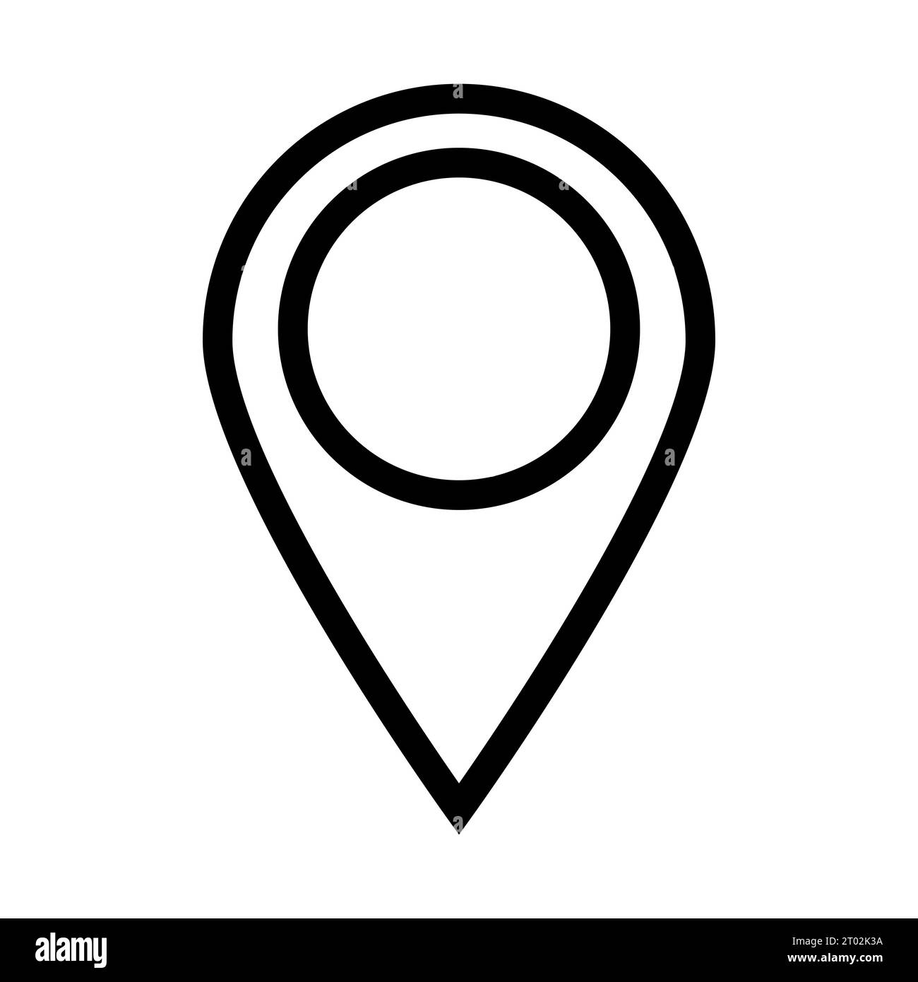 Location line icon. Map pin symbol. Design can use for web and mobile ...