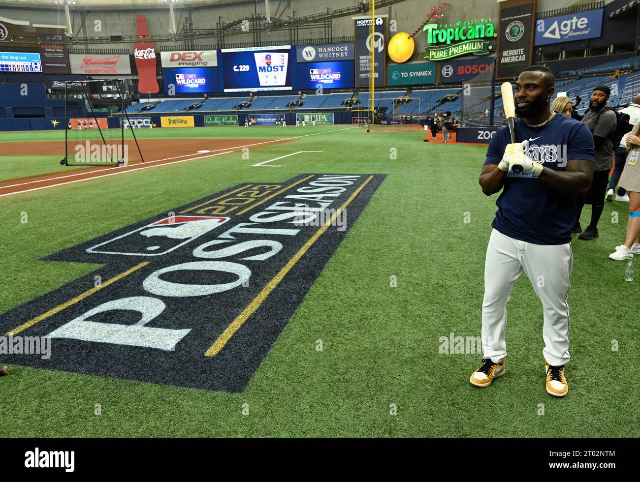St Petersburg, United States. 03rd Oct, 2023. Tampa Bay Rays Randy