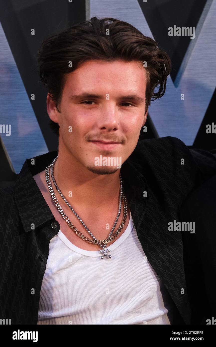 London, UK. 3rd Oct, 2023. Cruz Beckham photographed during The