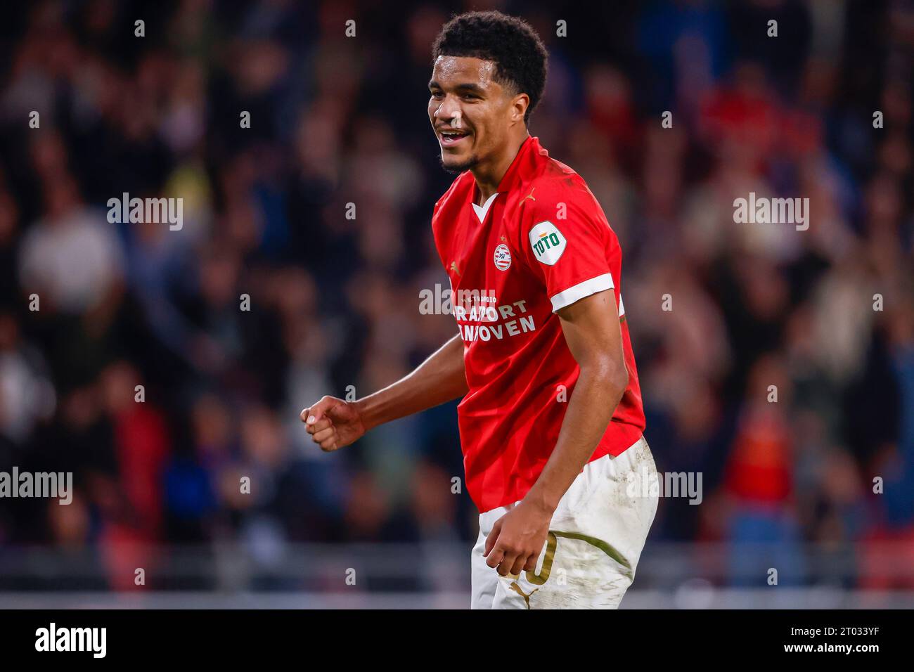 Eindhoven, Netherlands. 03rd Oct, 2023. EINDHOVEN, NETHERLANDS - OCTOBER 3: Malik Tillman of PSV during the UEFA Champions League Group B match between PSV Eindhoven and Sevilla FC at the Phillips Stadion on October 3, 2023 in Eindhoven, Netherlands. (Photo by Broer van den Boom/Orange Pictures) Credit: Orange Pics BV/Alamy Live News Stock Photo