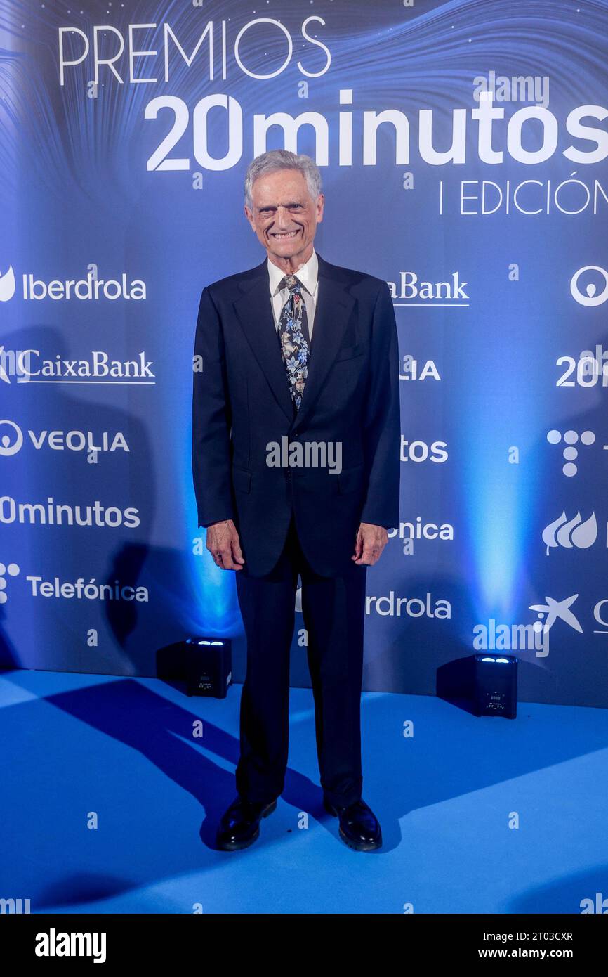 Psychiatrist and essayist Luis Rojas Marcos poses during the first