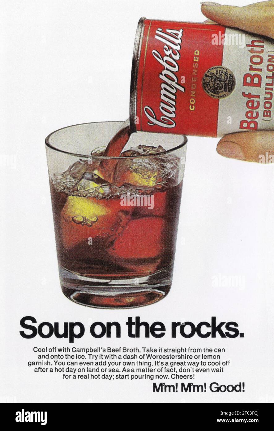 Campbells soup advert 1960s hires stock photography and images Alamy