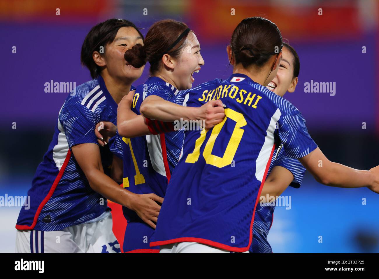 Hangzhou, China. 3rd Oct, 2023. Yoshino Nakashima (JPN) Football/Soccer : Women's Semi-final match between China 3-4 Japan at Linping Sports Centre Stadium during the 2022 China Hangzhou Asian Games in Hangzhou, China . Credit: Naoki Morita/AFLO SPORT/Alamy Live News Stock Photo