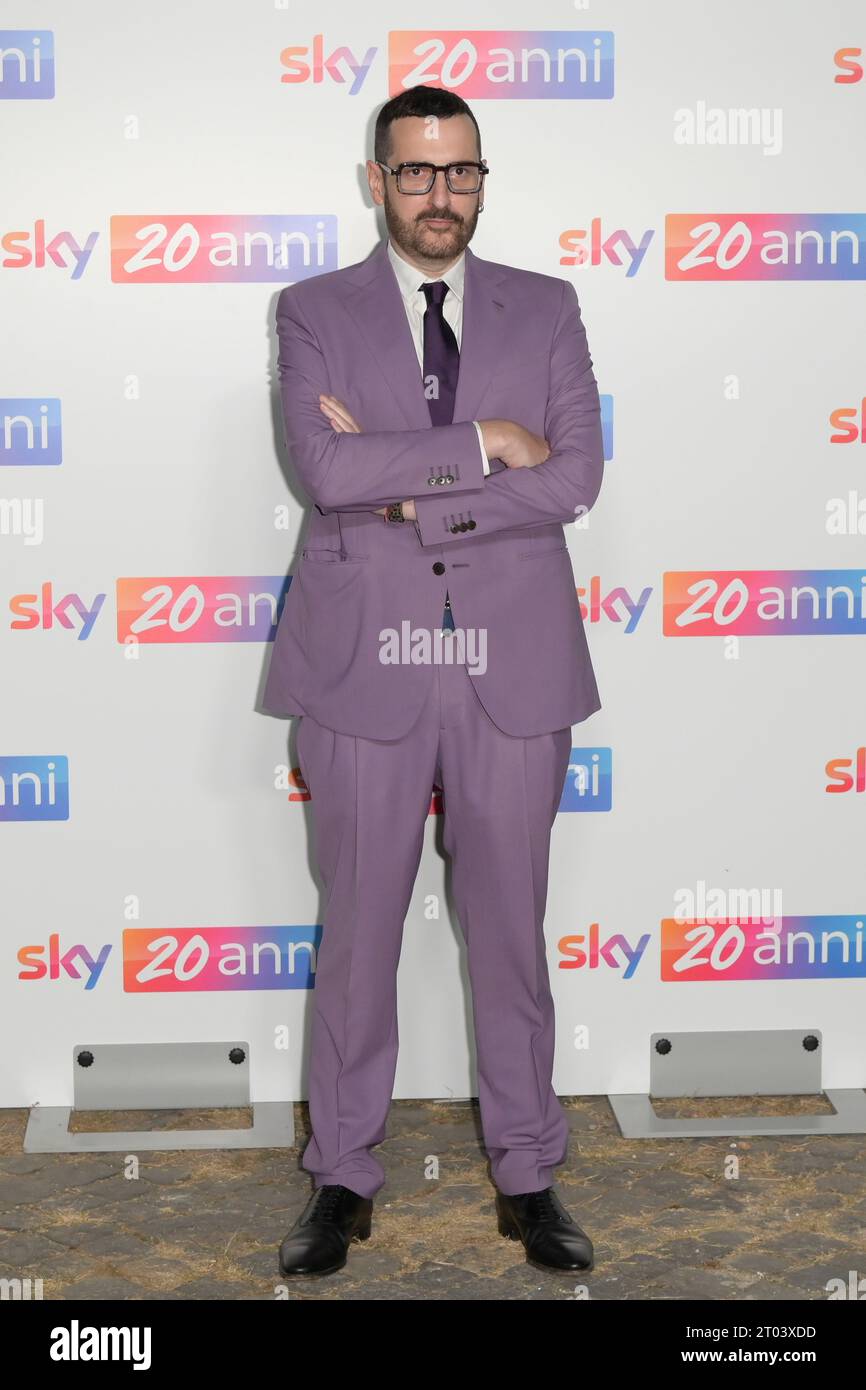 Rome, Italy. 03rd Oct, 2023. Costantino Della Gherardesca attends the photocall of the event Sky 20 anni at Terme di Diocleziano. Credit: SOPA Images Limited/Alamy Live News Stock Photo