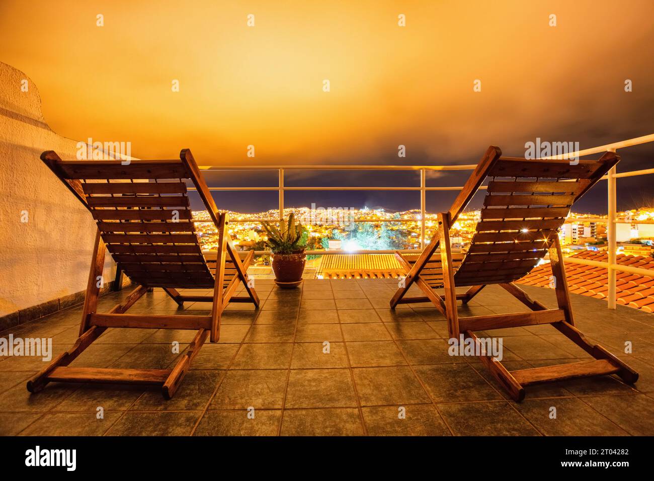 Night at Sucre, Bolivia, South America Stock Photo - Alamy