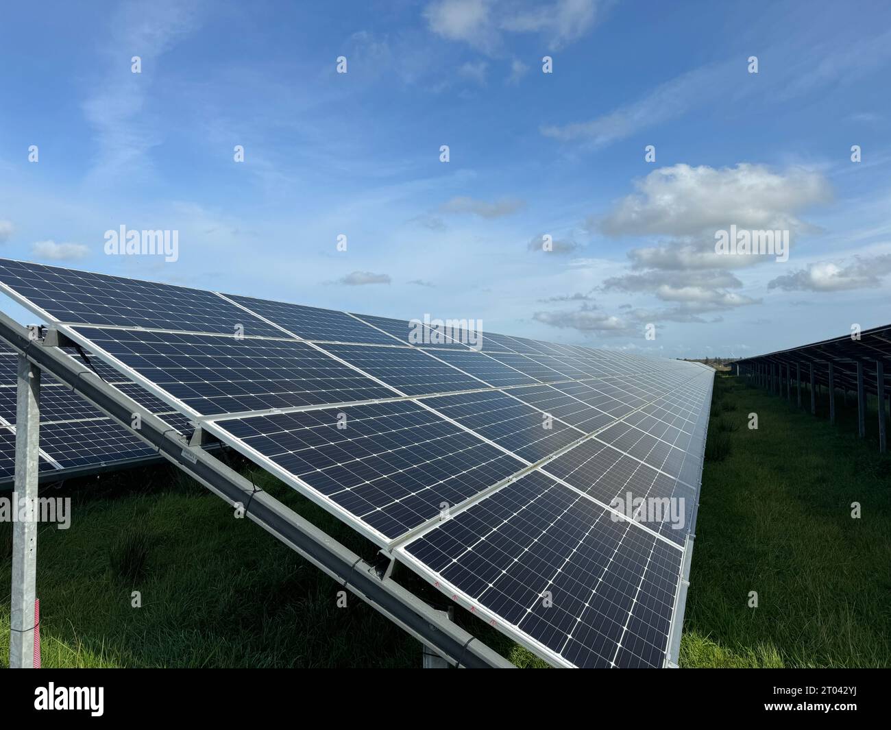 Hanstholm, Denmark. 27th Sep, 2023. Photoelectric panels at a solar