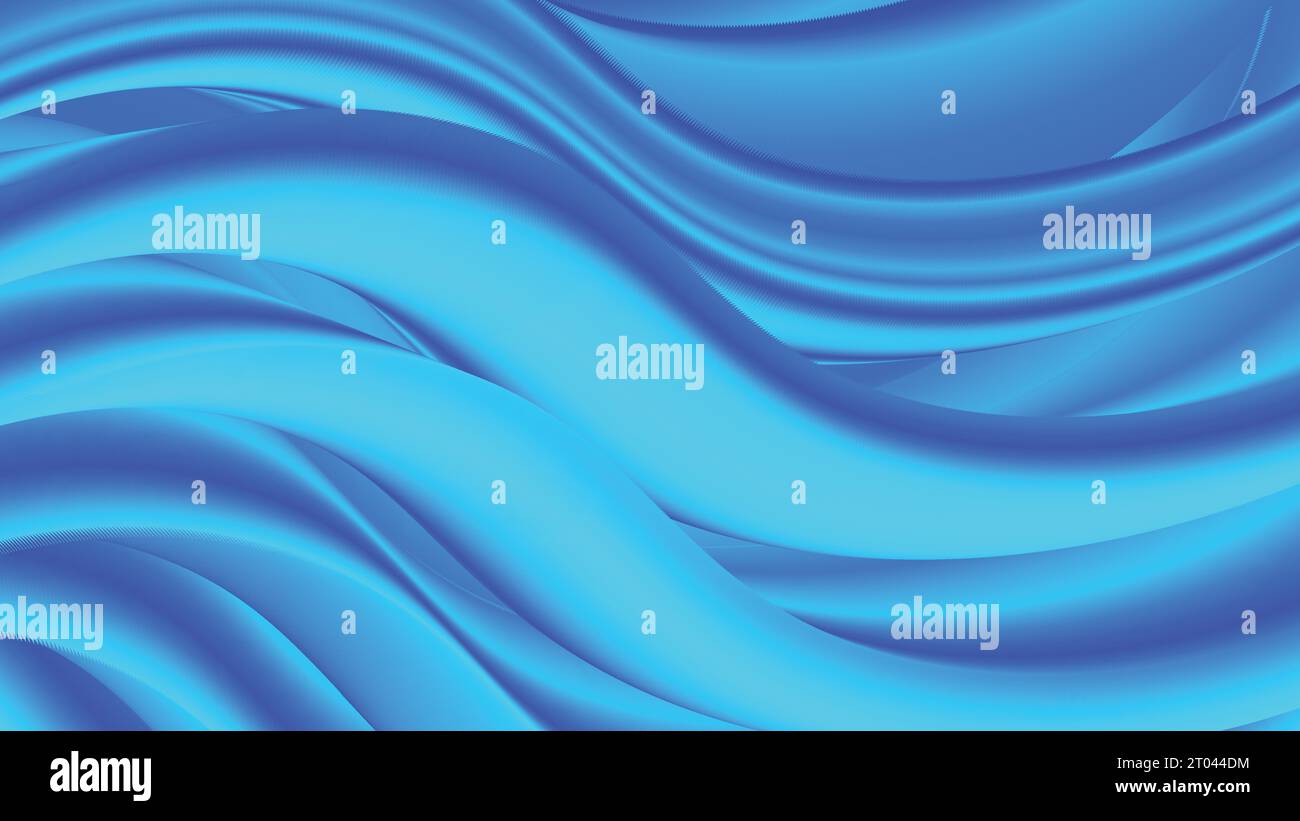 abstract blue color gradient colorful wavy fluid background design ...