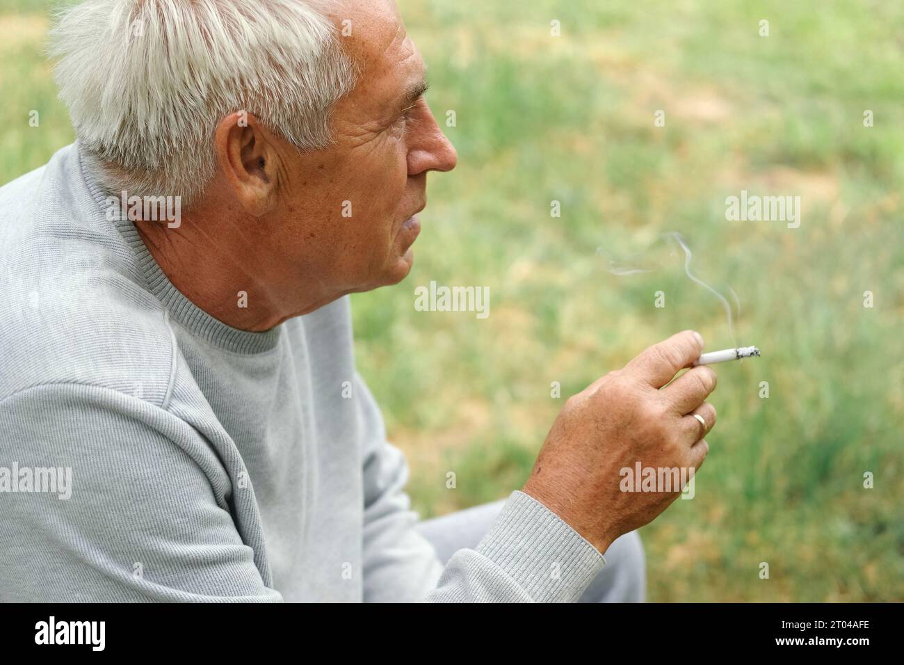 pension cigarette Pensioner Smokes Close-up Old Mans Stock Footage Video (100% Royalty-free) 1107715853 Tobacco is still