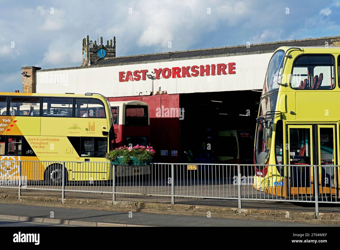 Pickering bus station, East Yorkshire, England UK Stock Photo Alamy