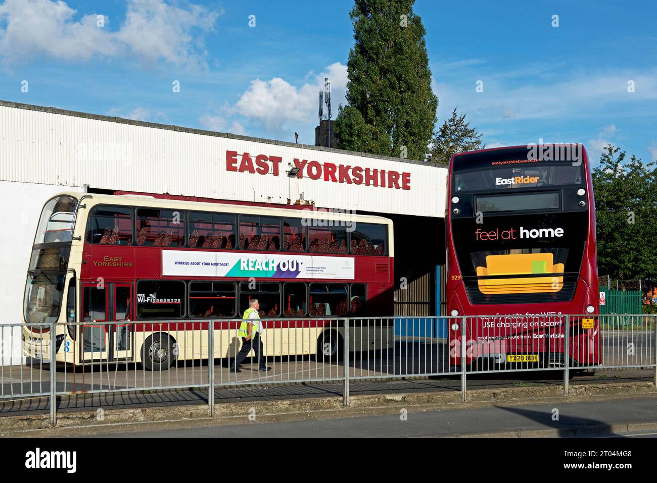 Pickering bus station, East Yorkshire, England UK Stock Photo Alamy
