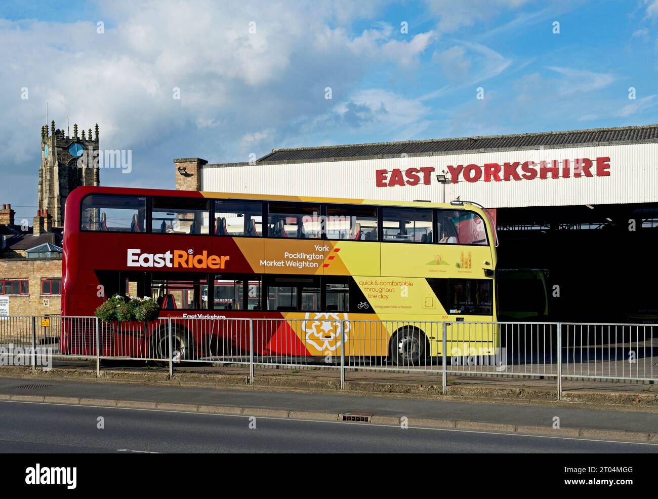 Pickering bus station, East Yorkshire, England UK Stock Photo Alamy