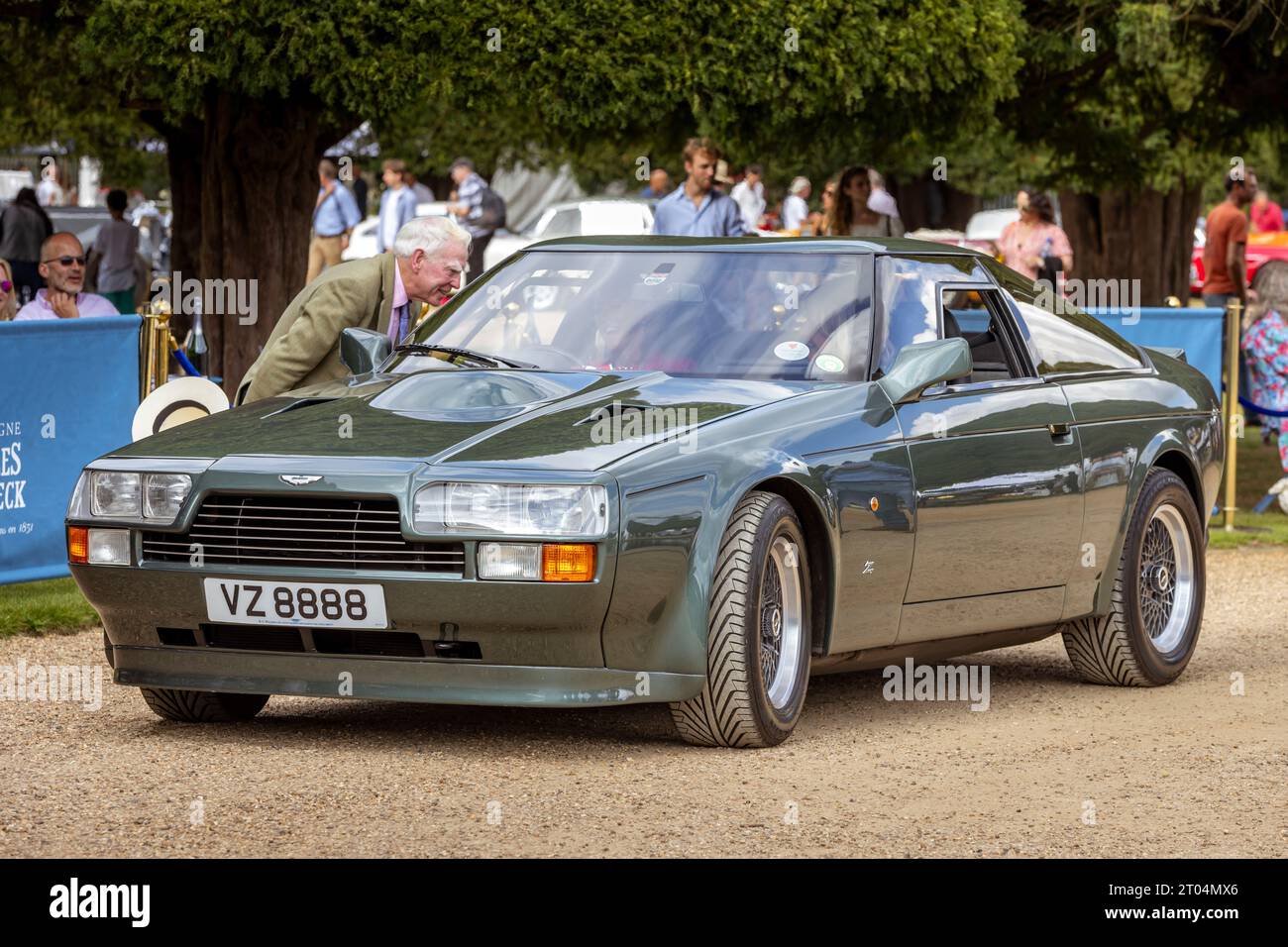 1989 Aston Martin Vantage Zagato, Concours of Elegance 2023, Hampton Court Palace, London, UK Stock Photo
