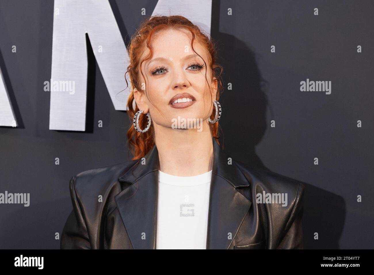 London, UK. 03 October, 2023. Jess Glynne attends the Netflix Series of the Beckham Premiere Arrivals at Curzons Mayfair in London.  Credit: S.A.M./Alamy Live News Stock Photo