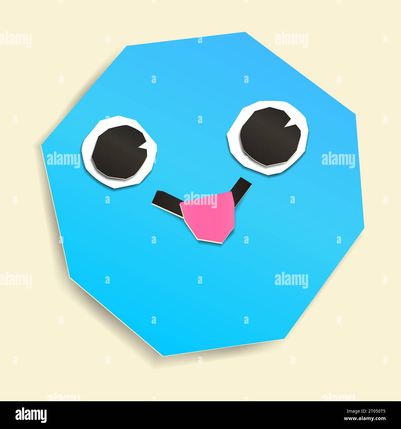 Cut paper collage face Stock Vector Images Alamy